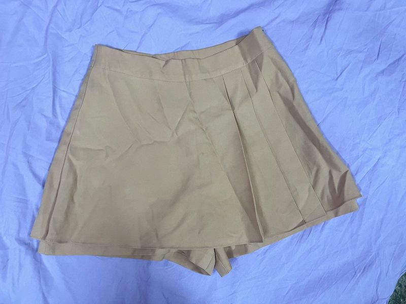 Pleated Mini Skirt