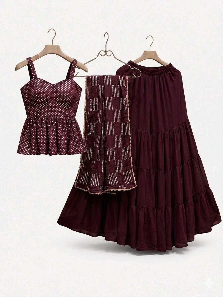 heavy sharara suit