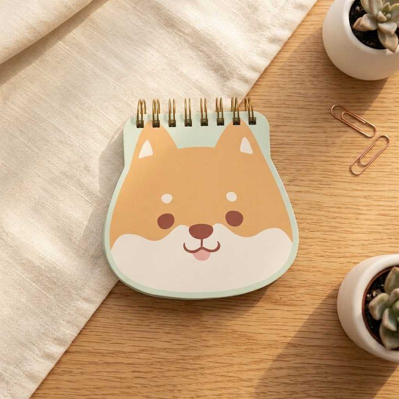 Cute Dog Spiral Notepad