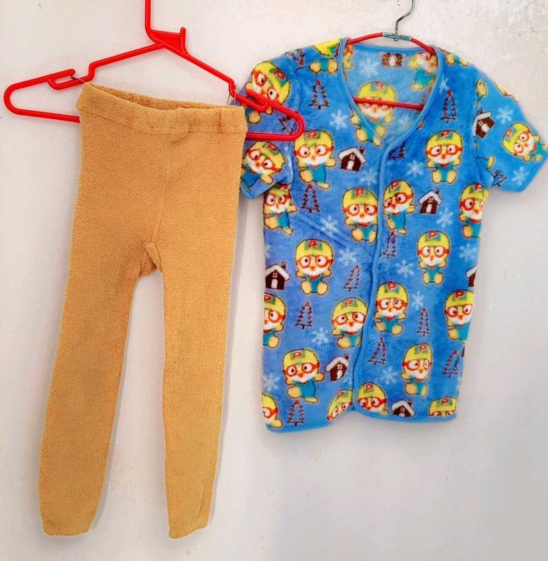 Very Cute Minions Shirt With Leggings