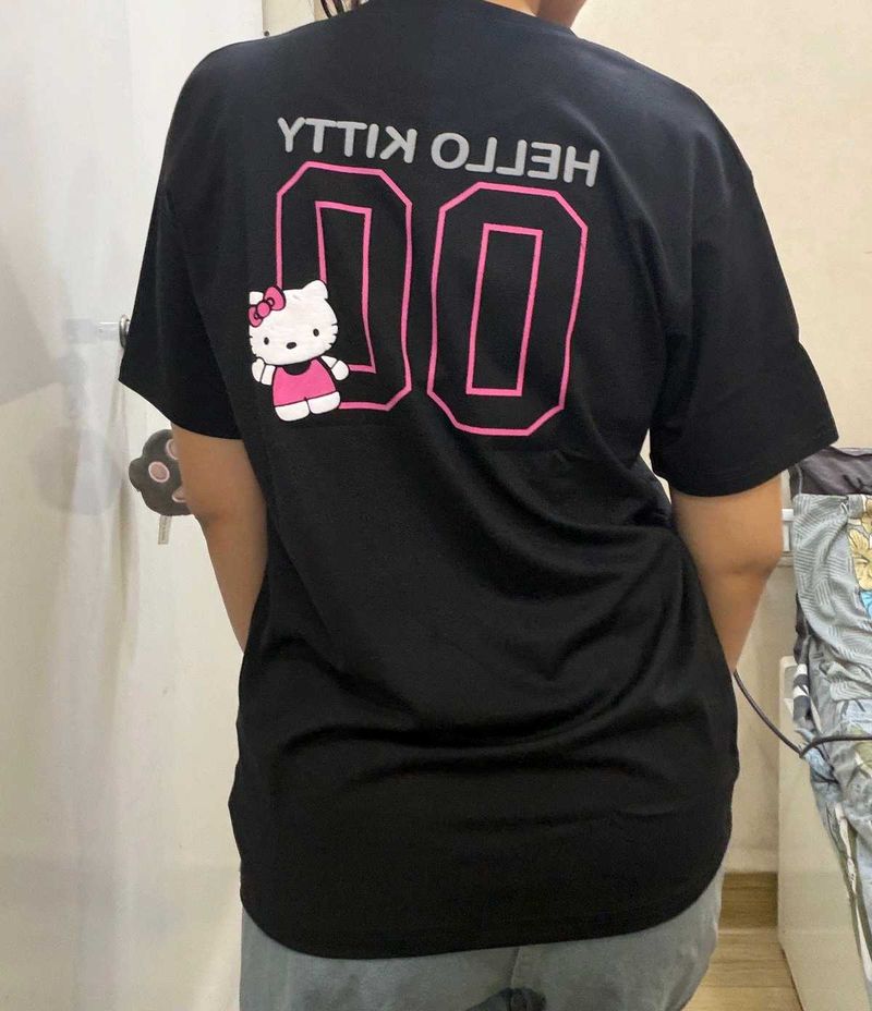 Black Hello Kitty Graphic T-Shirt (FIX RATE)