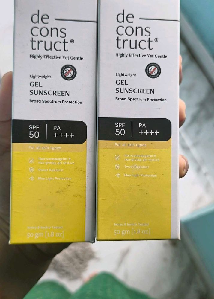 Deconstruct Gel Sunscreen SPF 50