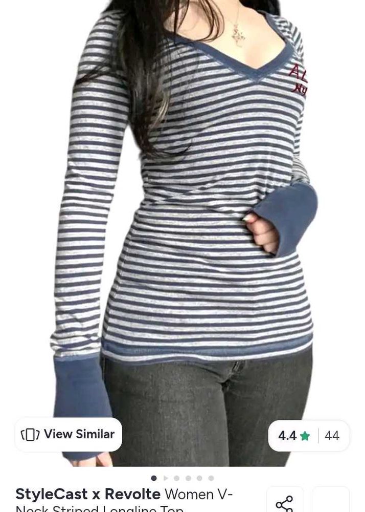 new high quality style caste Striped Long Sl