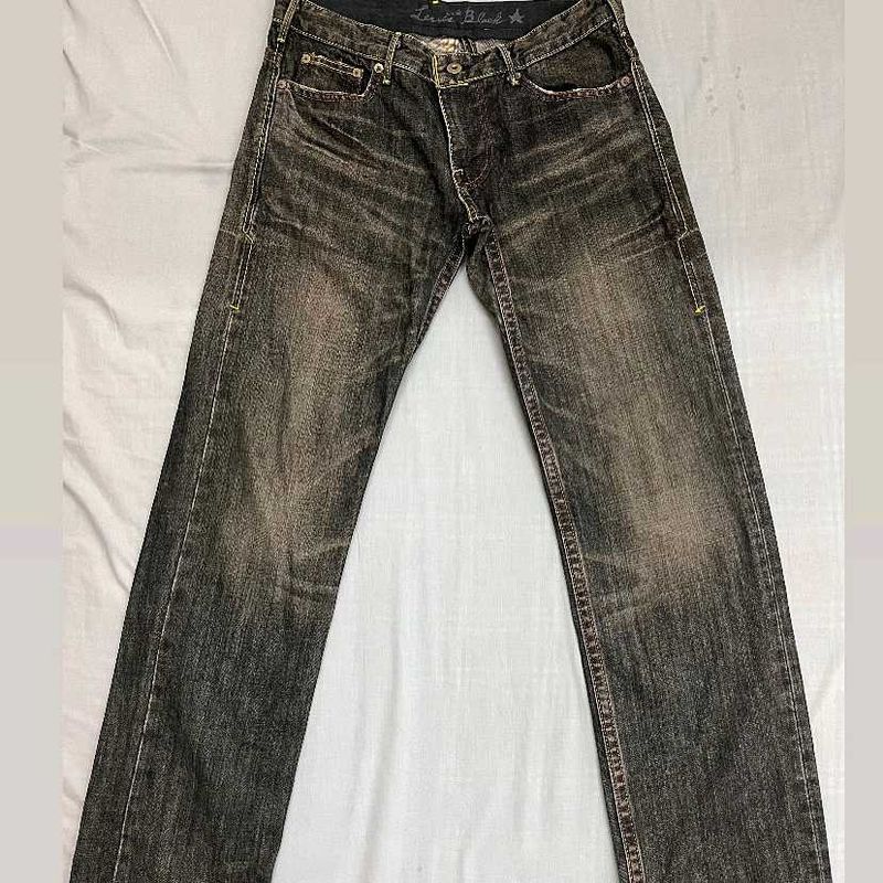 Levis Black Jeans -Distressed Wash jean/pant/lower