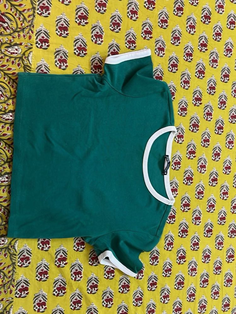 Green Ringer Tee