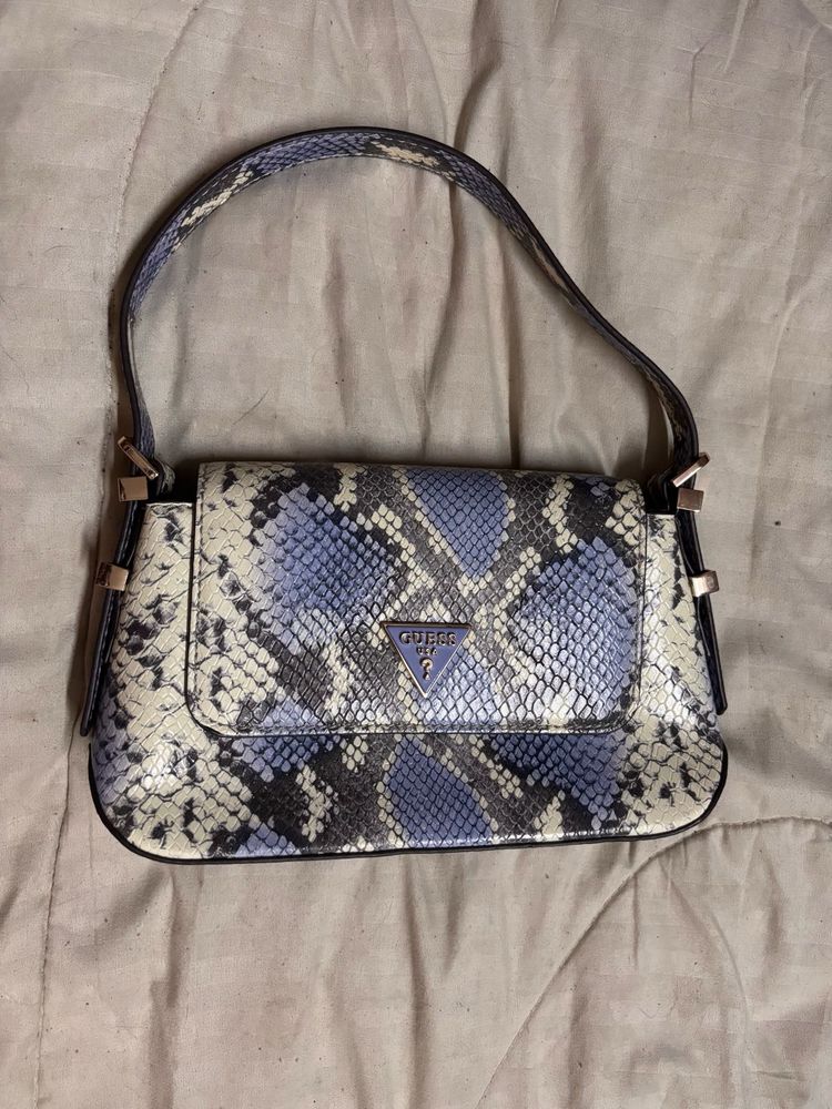 Guess Snakeskin Shoulder Bag