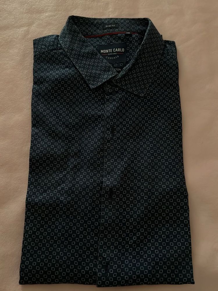 Monte Carlo Slim Fit Printed Shirt