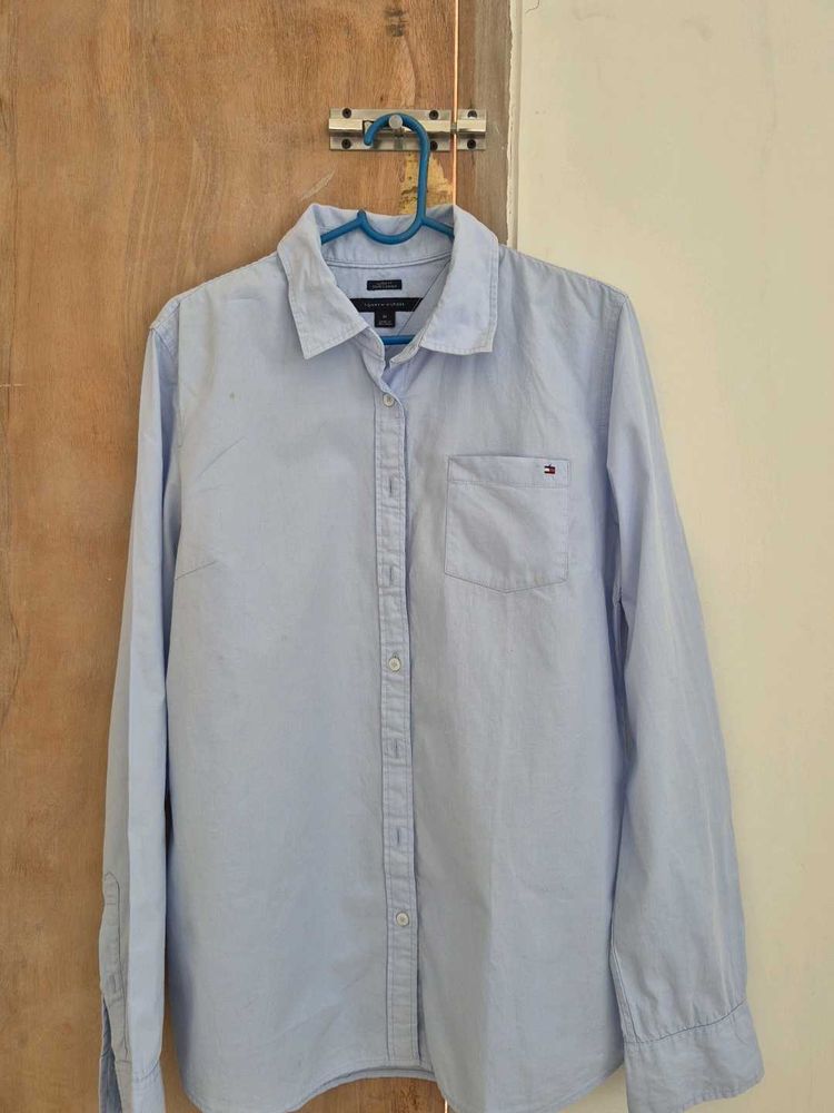 Tommy Hilfiger Blue Button-Up Shirt formal