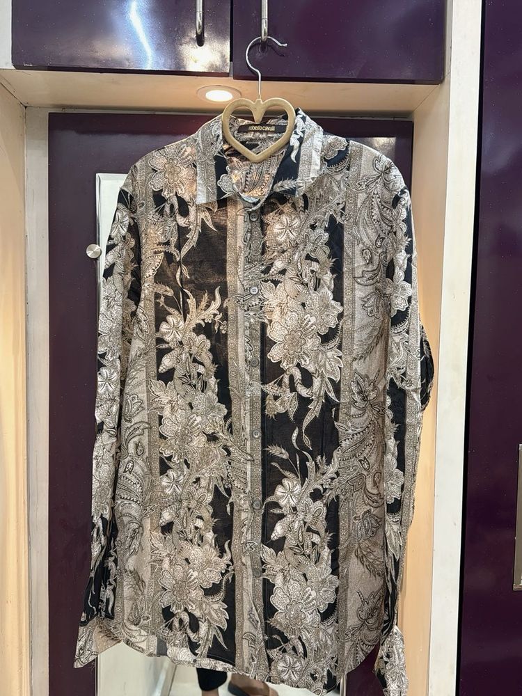 Real Roberto Cavalli Floral Print Shirt