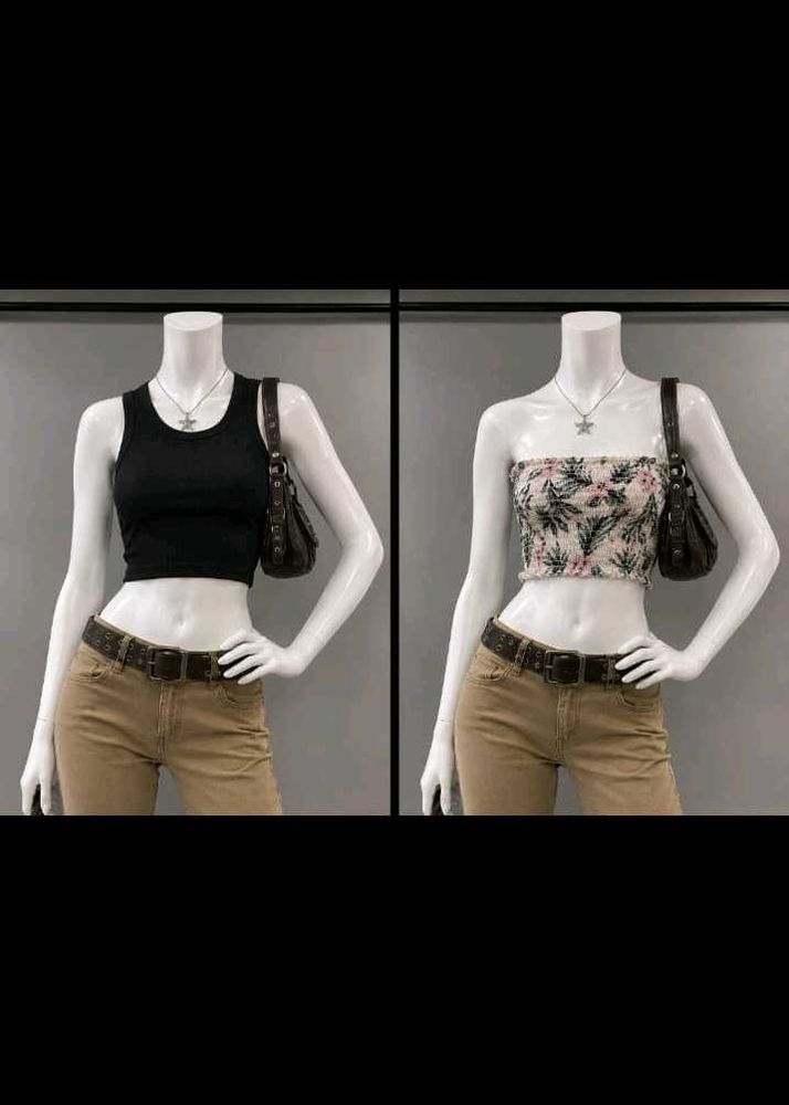 Cute Crop Top Set