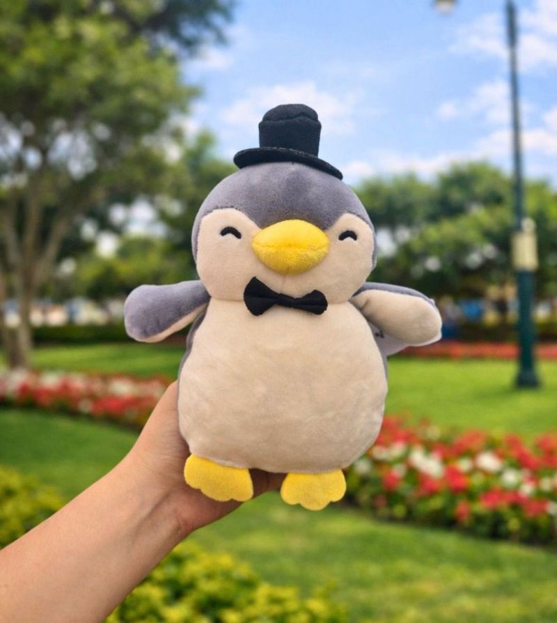 MINISO Couple Penguin Plush Toy with Hat