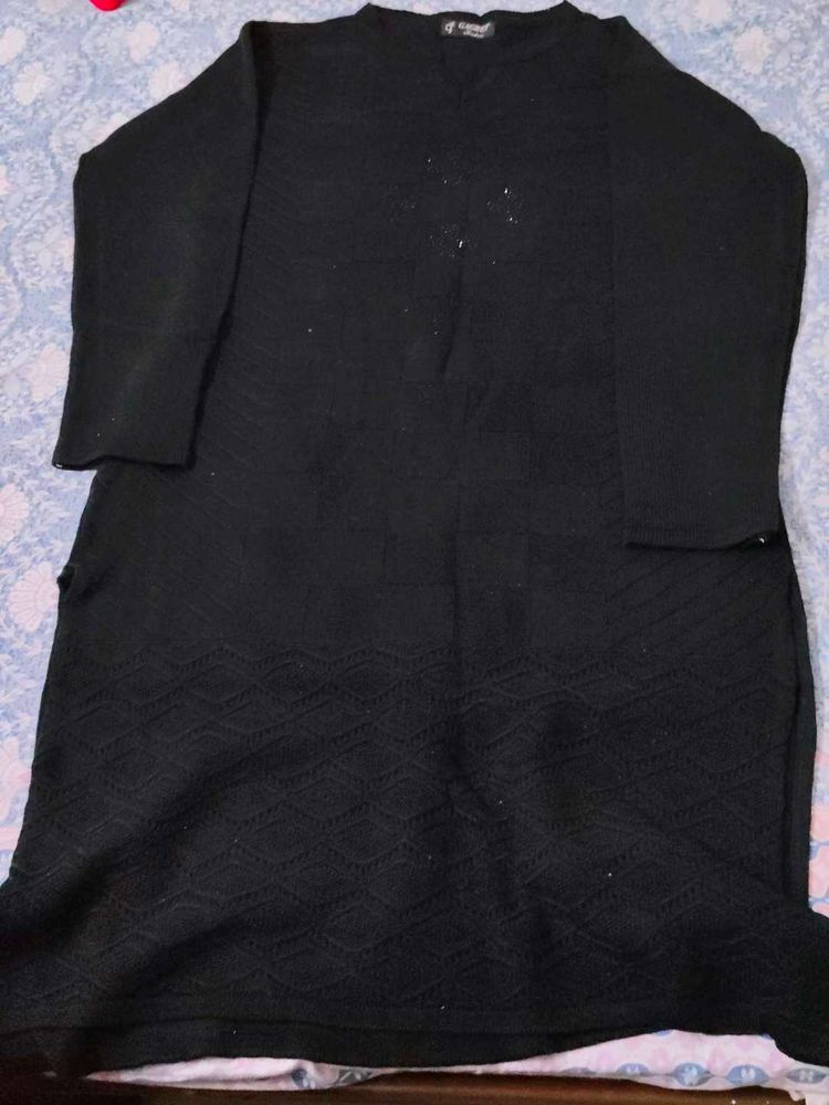 Elegant Black Kurta