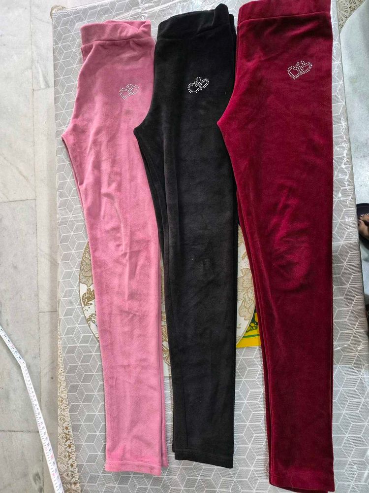 Velour Leggings Set - 3 Colors