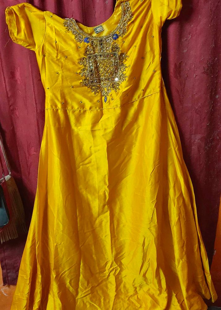 Yellow Ethnic Gown