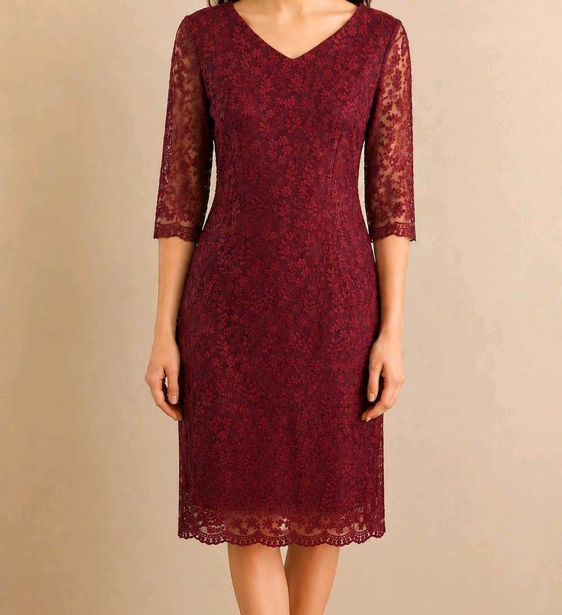 🔥LOWEST PRICE🔥 Elegant Lace V-Neck Dress