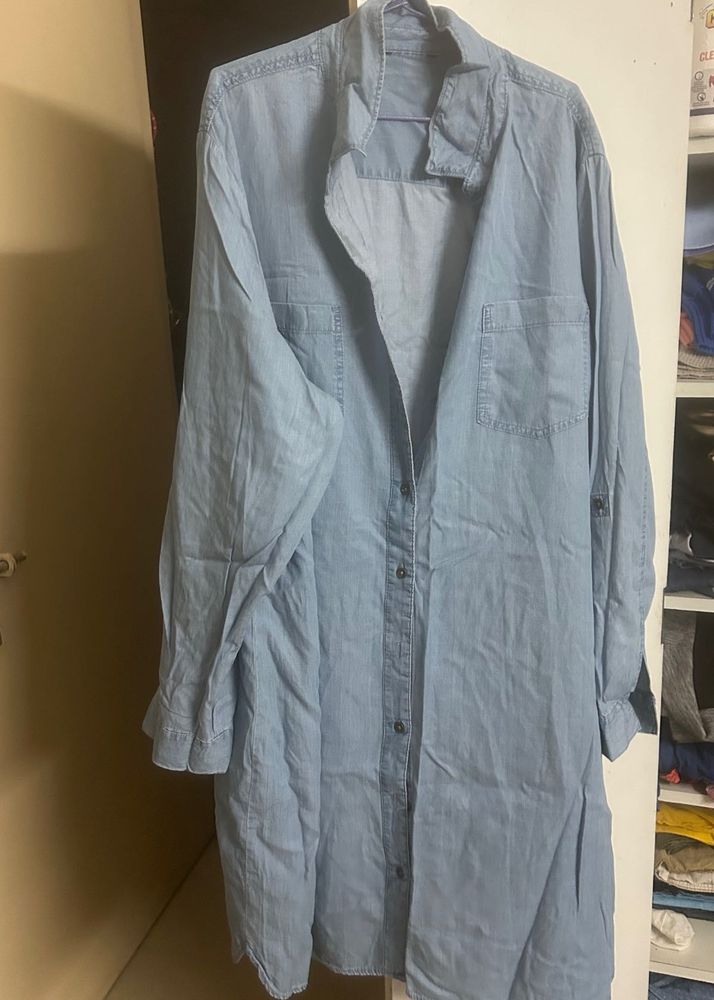 Denim Shirt Dress