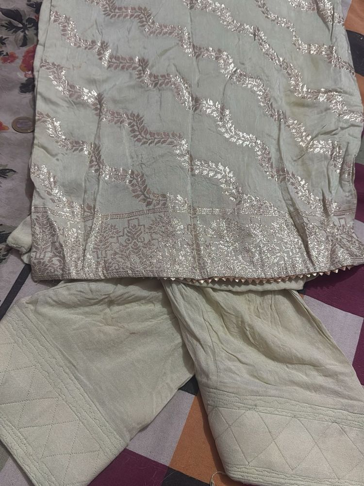 Elegant Kurta Set with Palazzo Pants