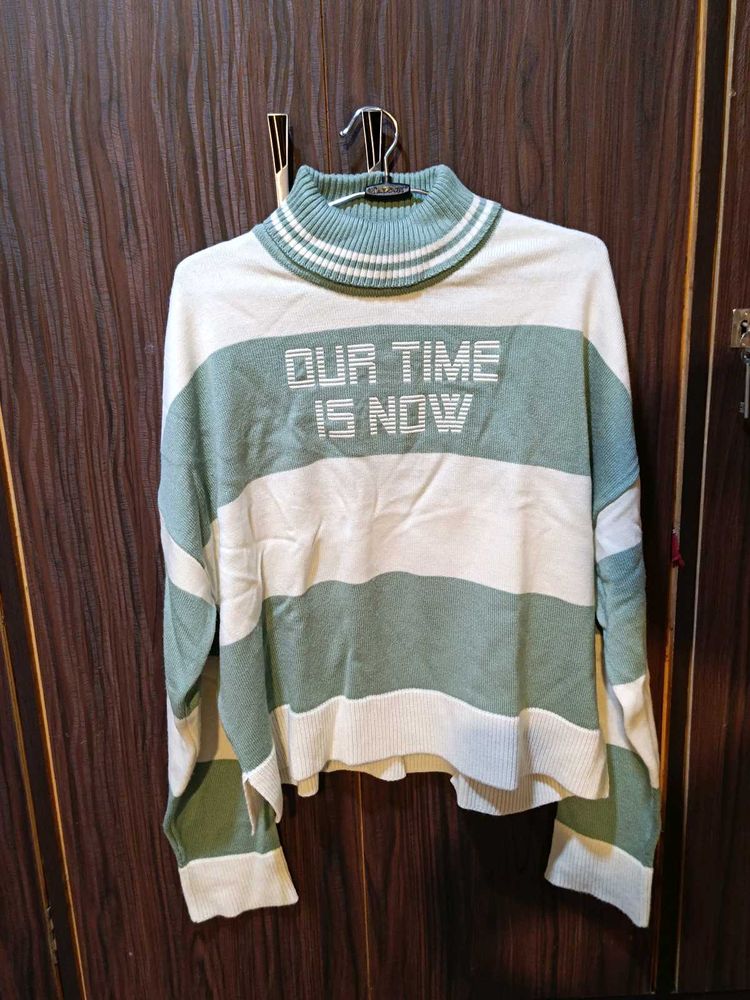 Roadster Striped Turtleneck Sweater