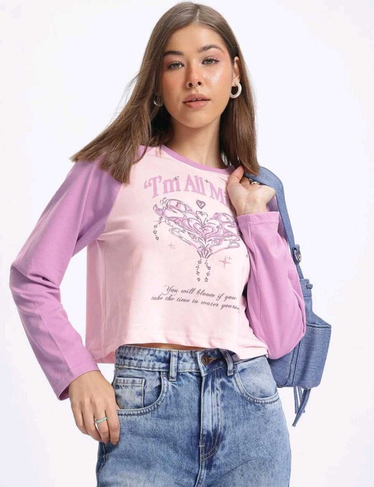 Full sleeve Tee and one trouser w slit