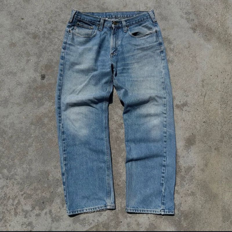 authentic carhatt Blue Denim Jeans
