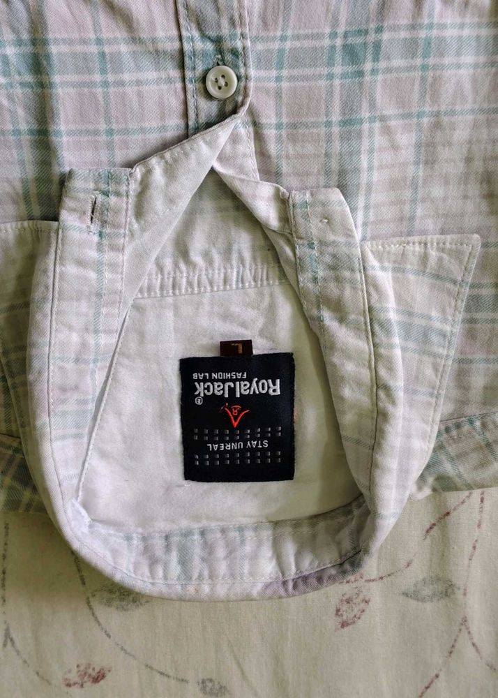 Royal Jack Plaid Button-Up Shirt