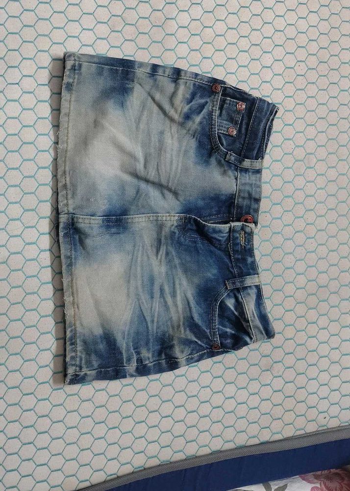 Y2K Denim Mini Skirt