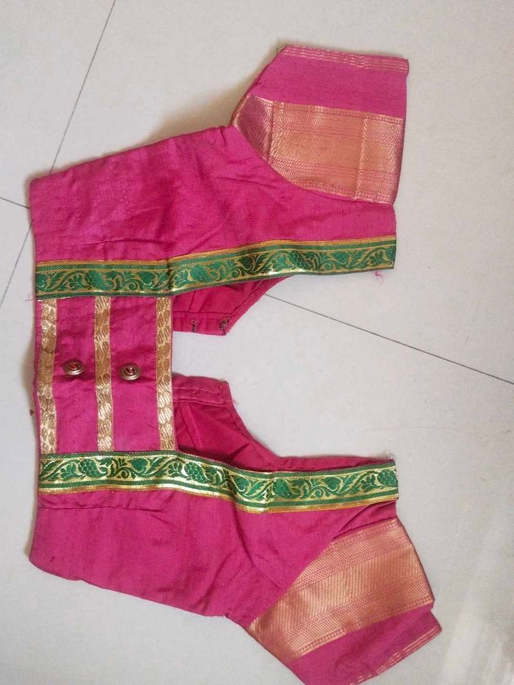 Stylish Pink Ethnic Blouse