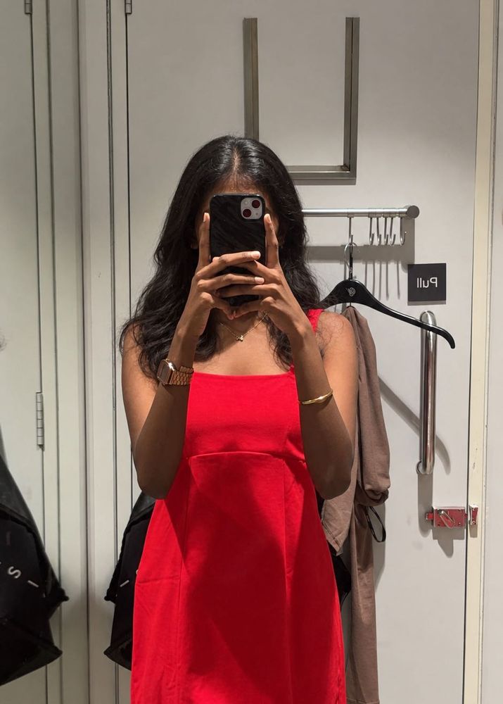 NUON chic red mini dress