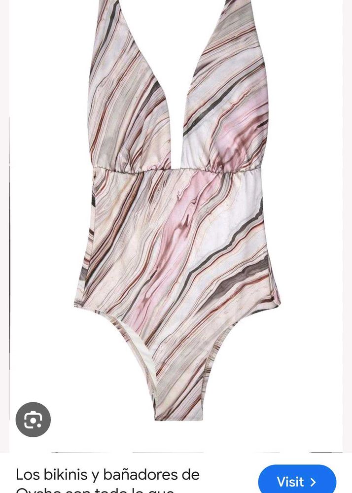 Stylish Patterned One-Piece Swimsuit