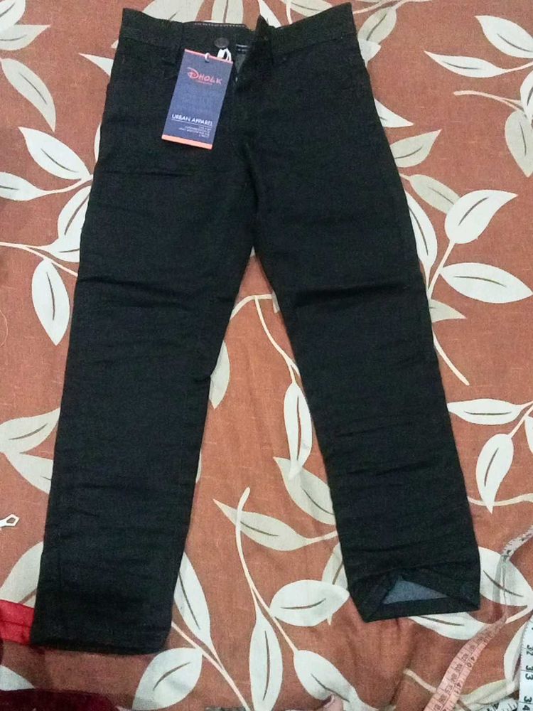kids Dholk Black Pants