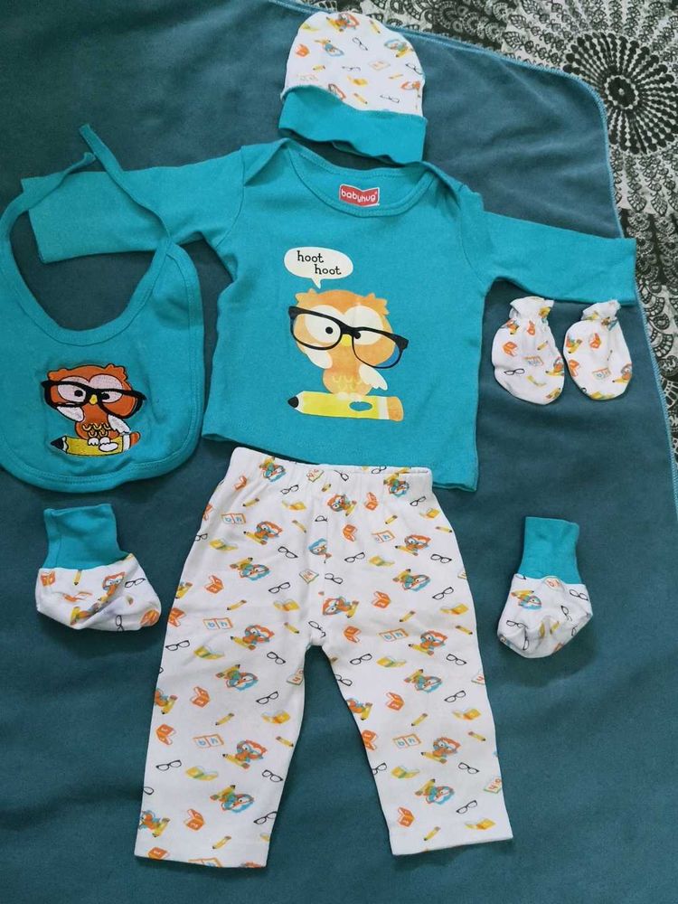 Cute Owl Baby Outfit Set for New born
