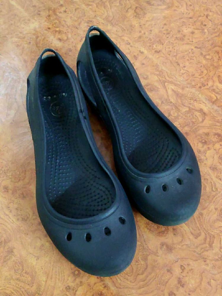 🔥Sale🔥Original Crocs Black Ballerinas