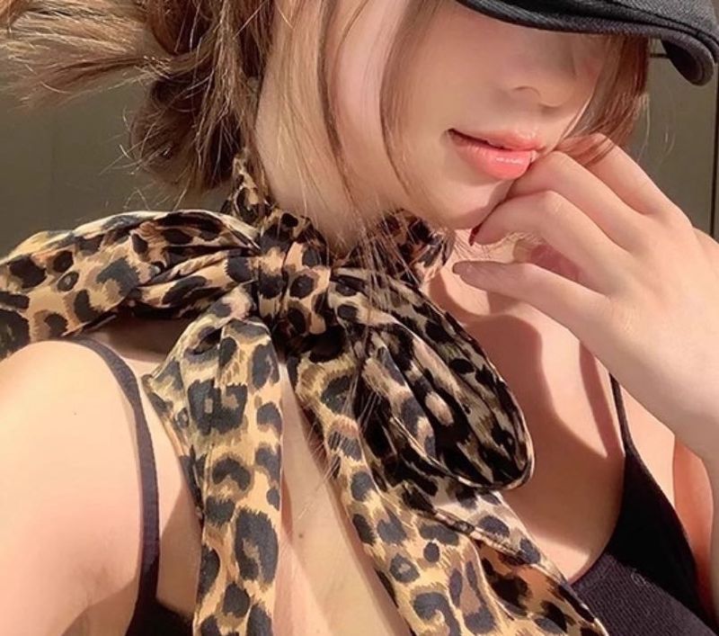 Leopard Print Scarf