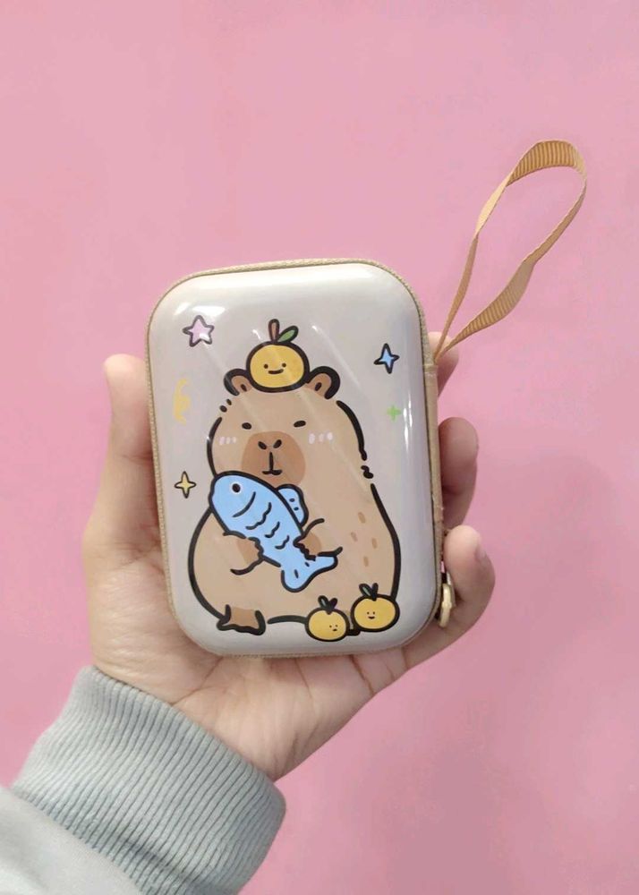 Super kawaii capybara mini pouch