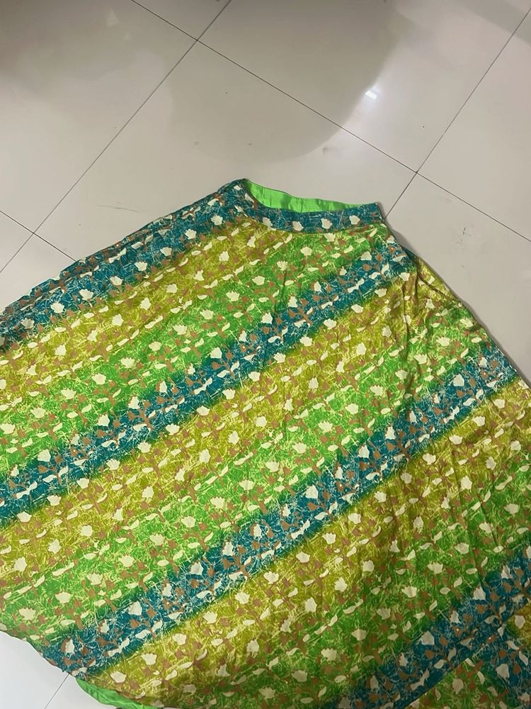 Bohemian Print Maxi Skirt