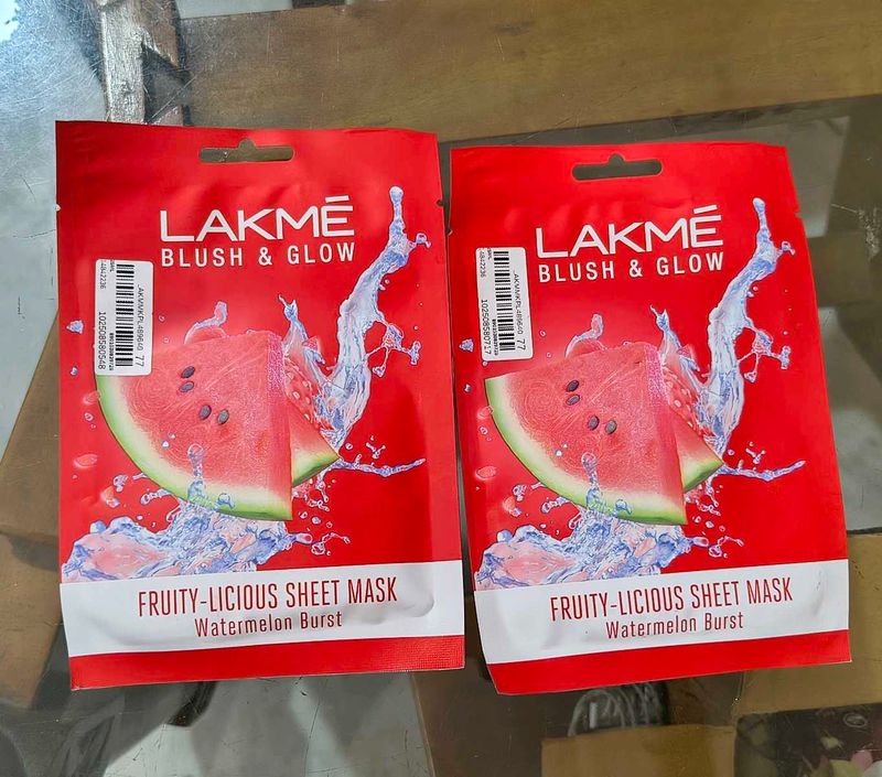 Lakme Blush &amp; Glow Watermelon Sheet Mask