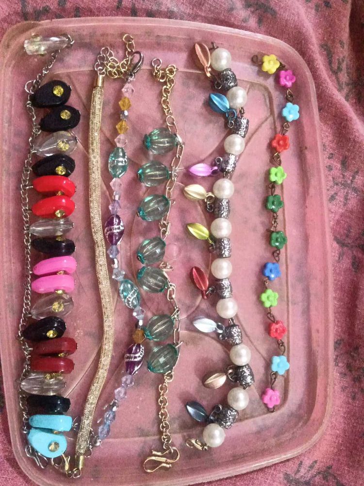Bracelets and payal