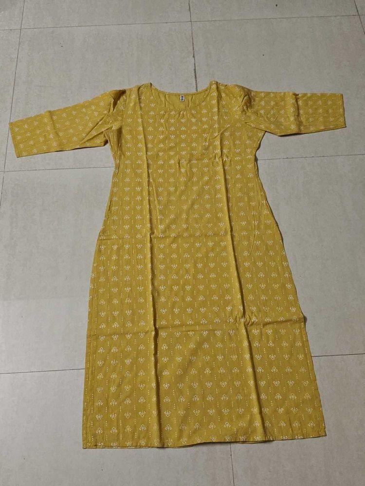 Yufta Cotton Kurta For Women