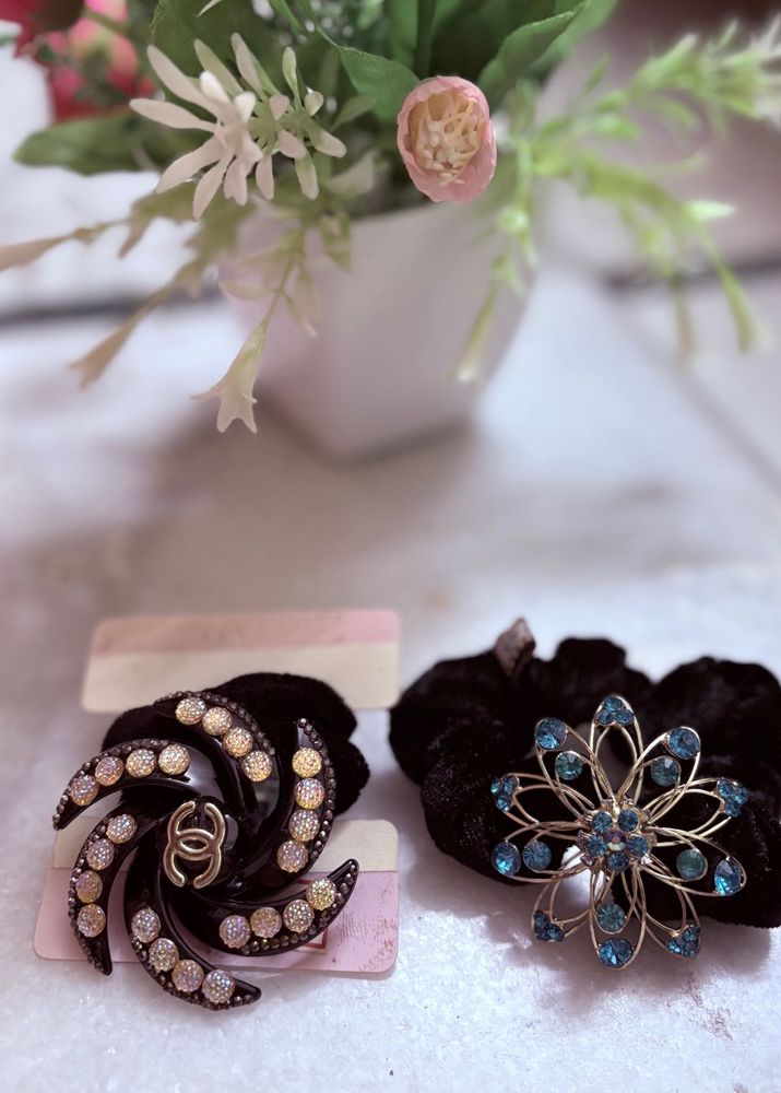 Jewelled Elastic  bands(2pcs)