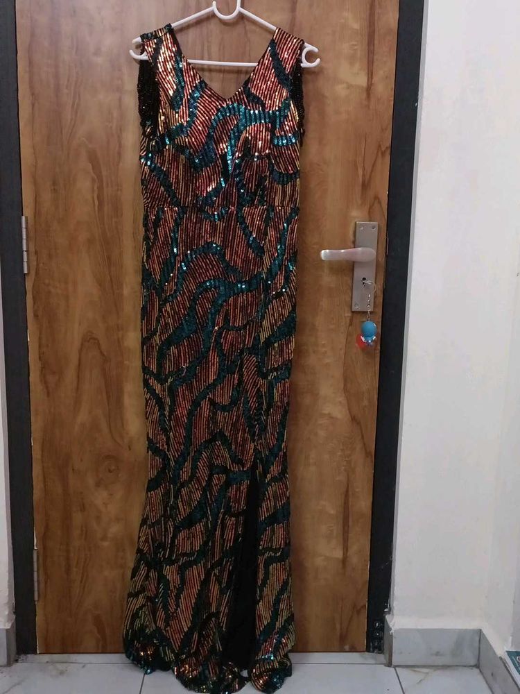 Sequin Maxi Dress