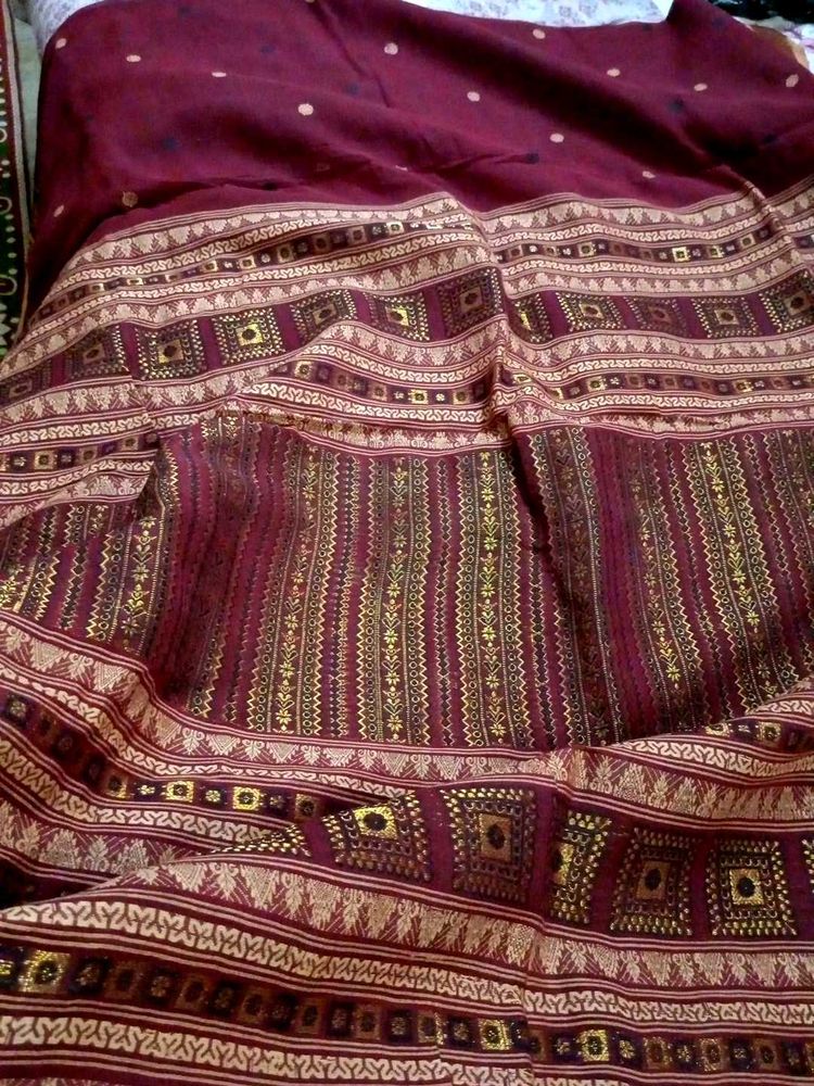 Bengal handloom weavers pure cotton saree