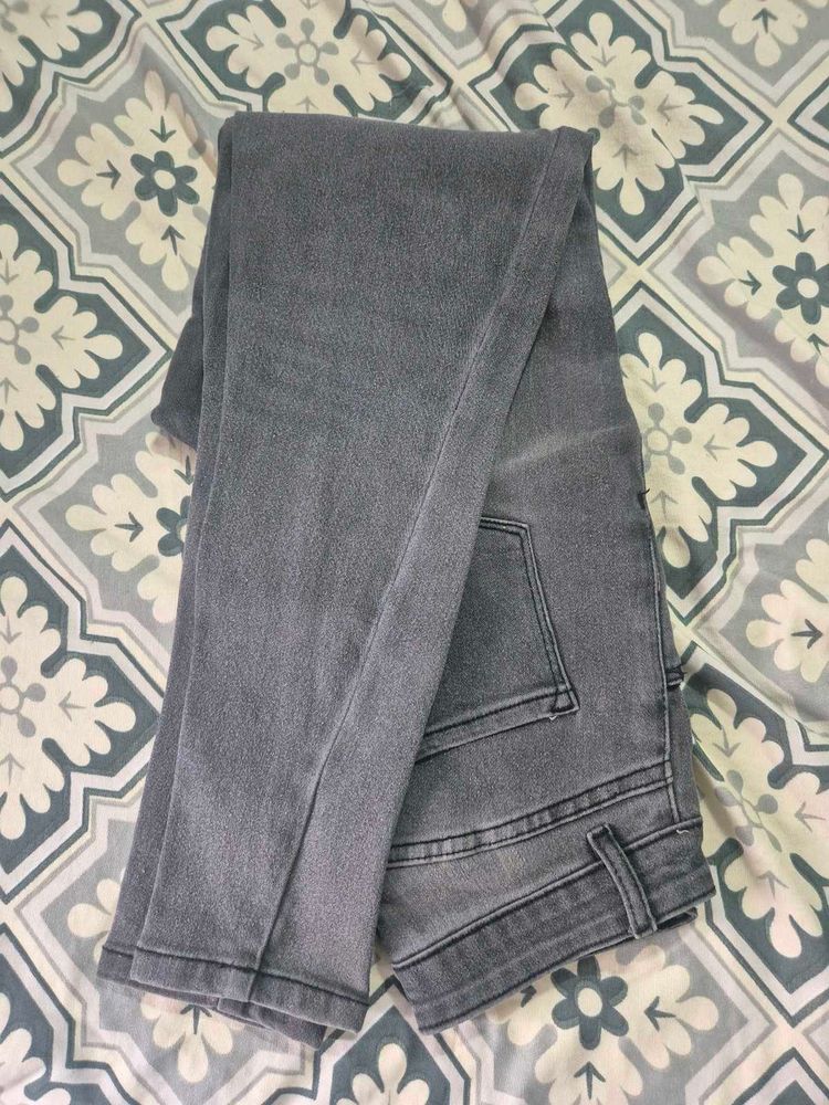 Grey Denim Jeans