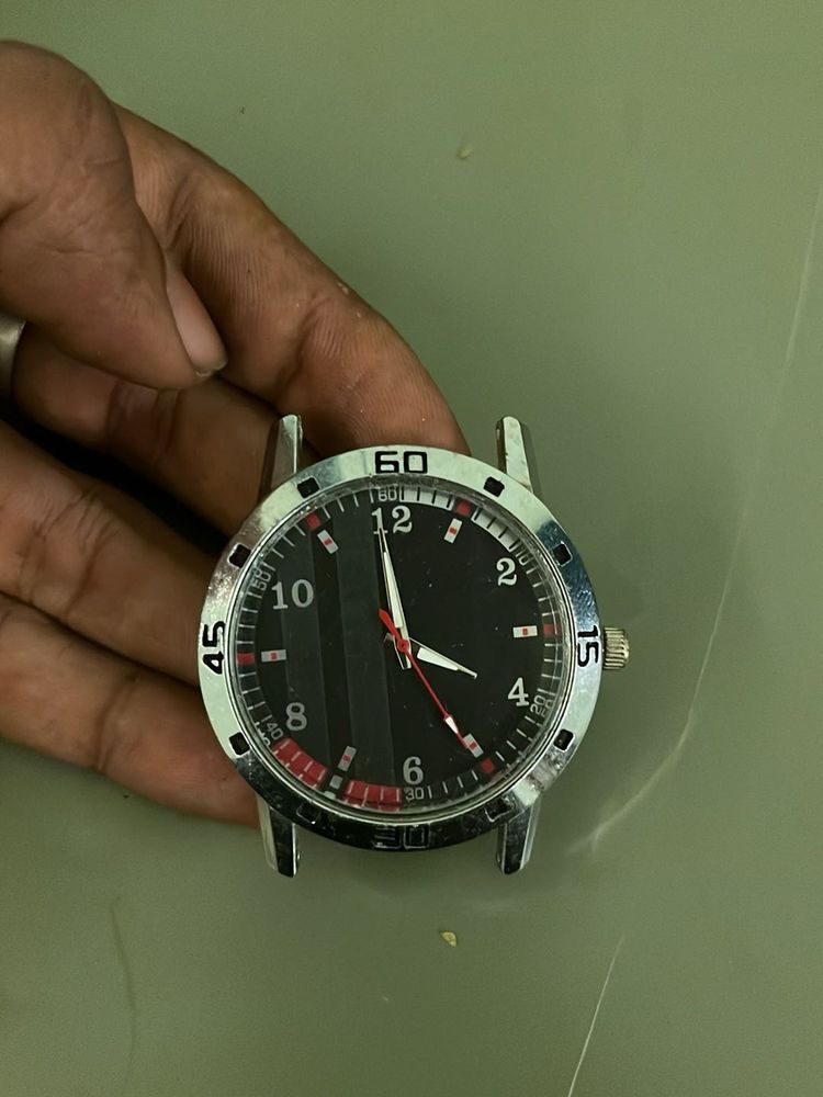 Classic Black Dial Watch