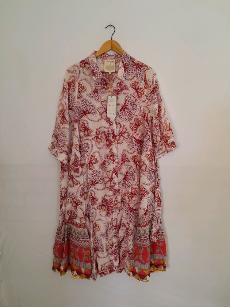 Multi Color Printed Dress (Women's)