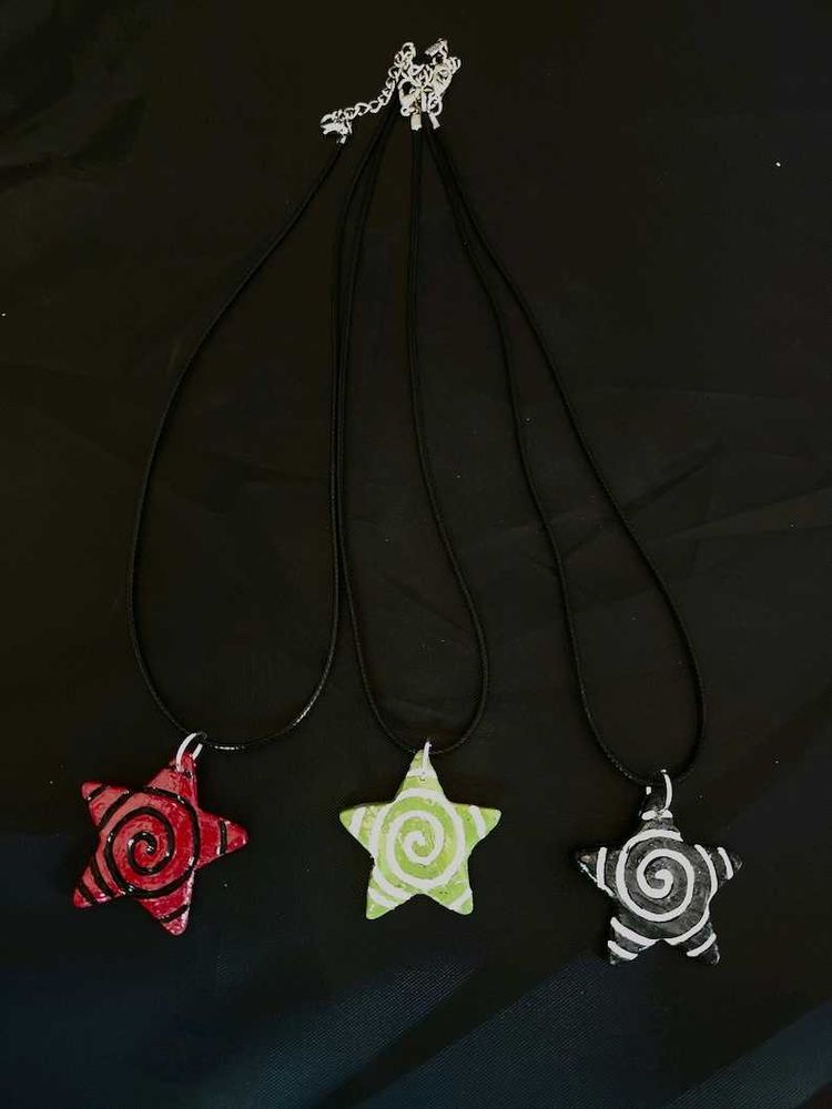 Gothic Jewellery Spiral Star Pendant