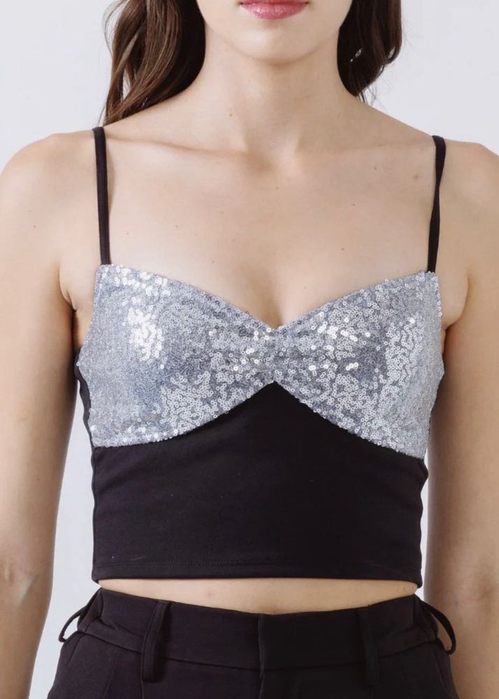 Nefa finds Sparkly Sequin Cami Top