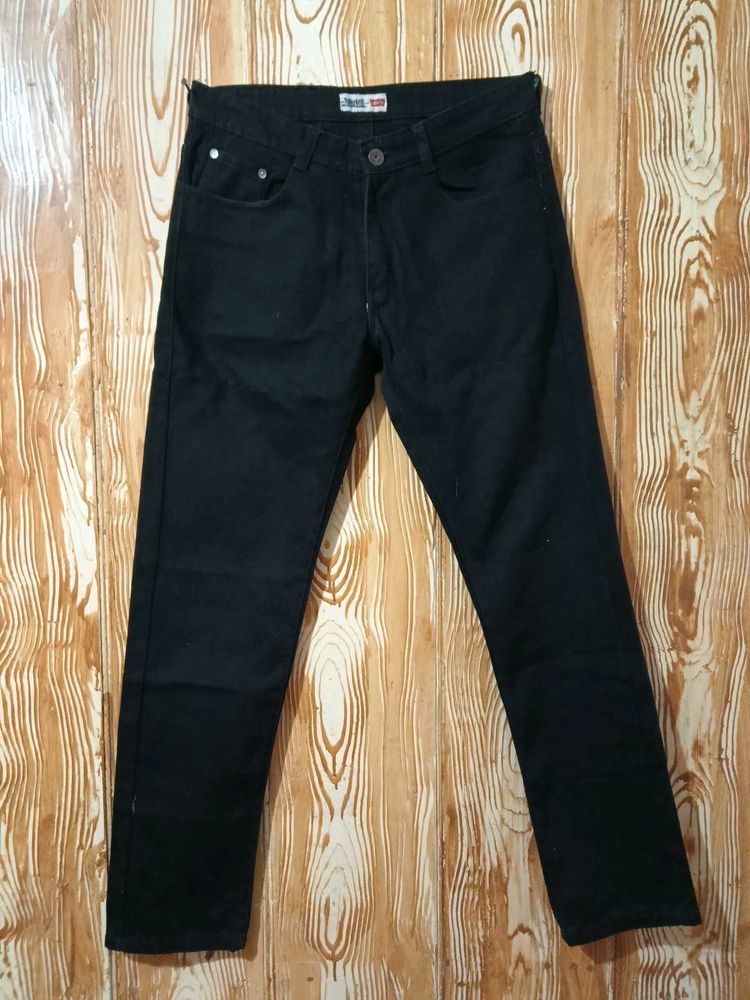 Classic Black Denim Jeans