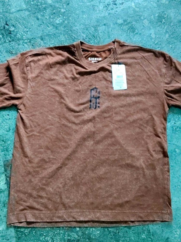 Brown Graphic T-Shirt