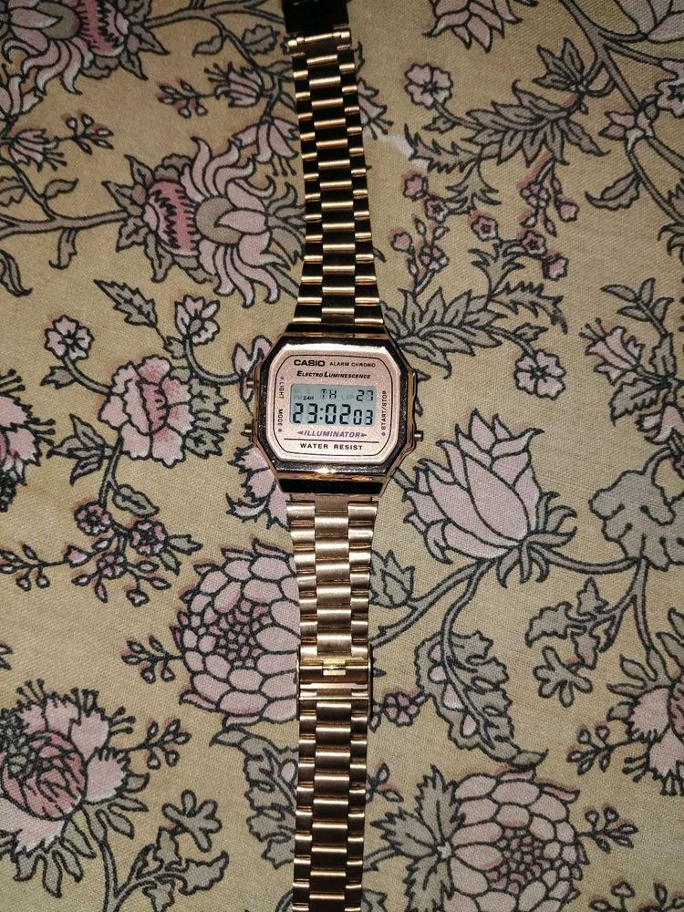 Casio Vintage Rose Gold Watch