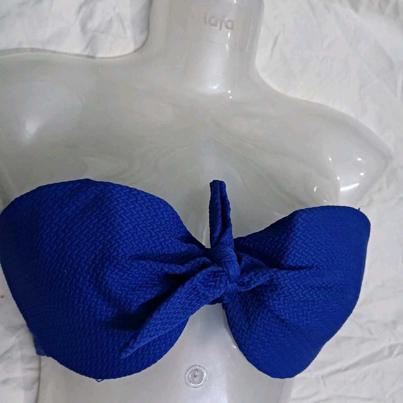 Blue Bandeau ⚛️Bikini Top